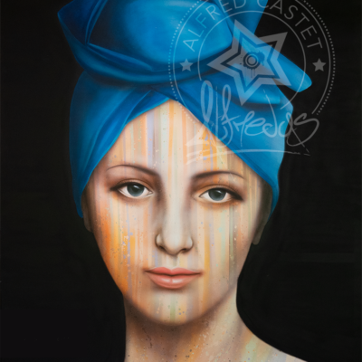 120*150 - Aérosol et huile sur toile